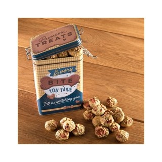 Keksdosen-Set Every bite you take blau-gelb