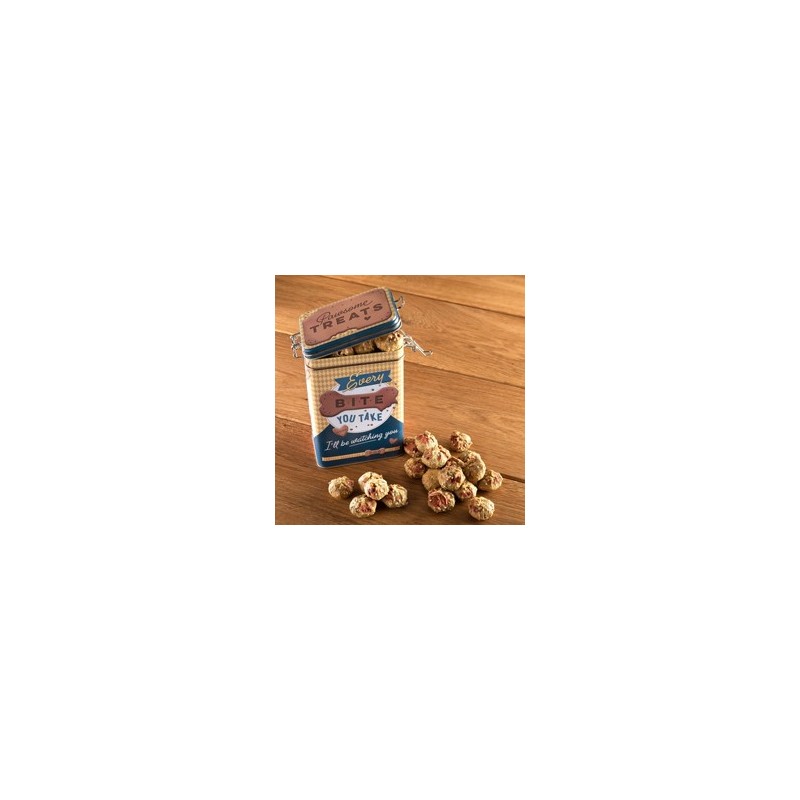 Keksdosen-Set Every bite you take blau-gelb