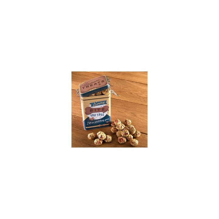 Keksdosen-Set Every bite you take blau-gelb