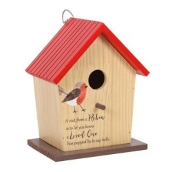 Something Different Robin Bamboo Wildvogelhaus One Size rot/braun