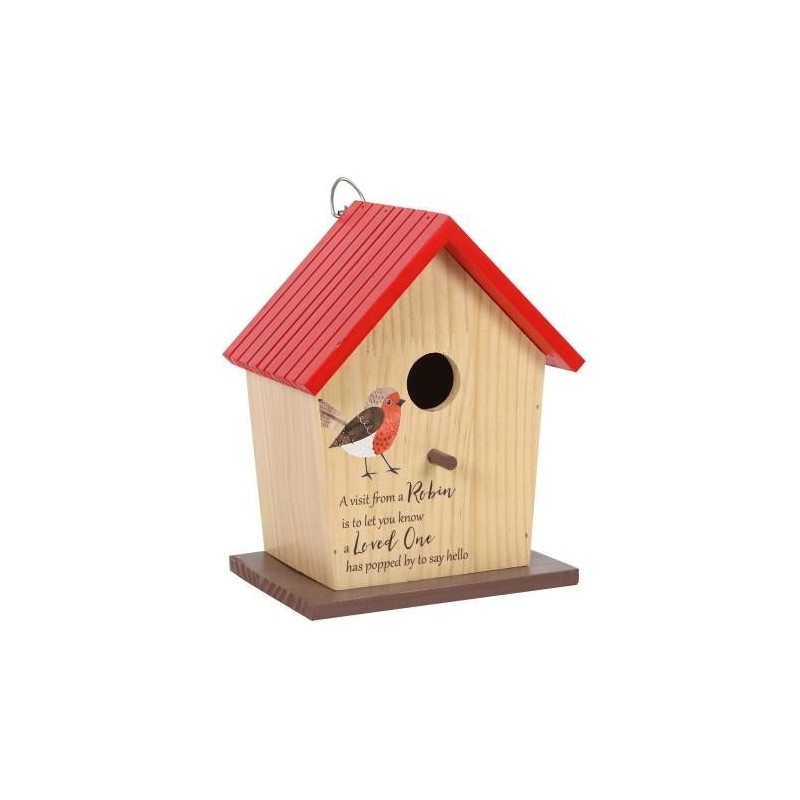 Something Different Robin Bamboo Wildvogelhaus One Size rot/braun