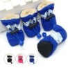4 teile/satz Wasserdichte Winter Haustier Hund Schuhe Anti-slip Regen Schnee Stiefel Schuhe Dicke Warme Für Kleine Katzen Wel
