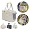 Umhängetasche für Haustiere, Transport für Katzen, Canvas-Tragetasche, Hunde-Outdoor-Rucksack, atmungsaktiv, kreative tragbar