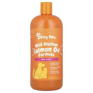 Zesty Paws, Wildlachsöl-Formel aus Alaska, für Hunde und Katzen aller Altersgruppen, 32 fl oz (946 ml)