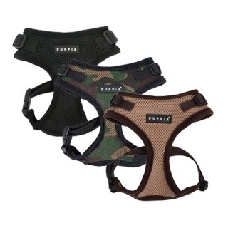 Puppia Ritefit Hundegeschirr - Schwarz - S