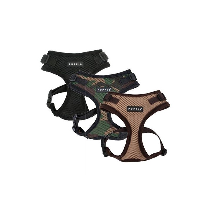 Puppia Ritefit Hundegeschirr - Schwarz - S