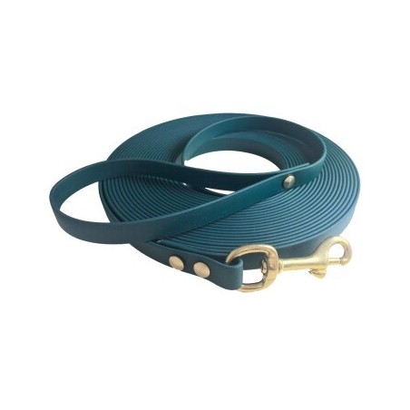 bio-leine 25-35 kg Schleppleine Biothane dunkelgrün 10 m