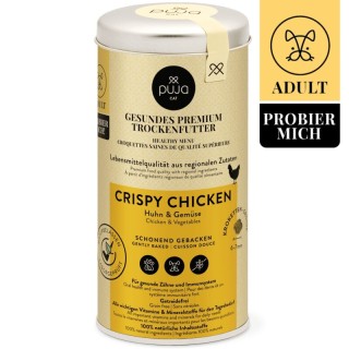 PUJA Premium Trockenfutter für Katzen Crispy Chicken 250g