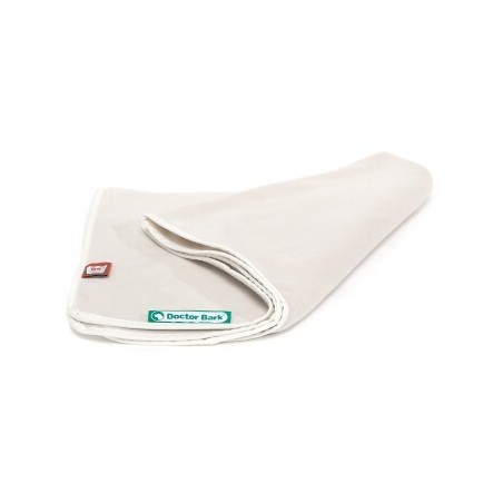 Doctor Bark Kuscheldecke Fleece creme/ beige M