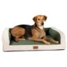 alsa-brand Hundebett Office grün-beige, Außenmaße: ca. 100 x 80 x 25 cm