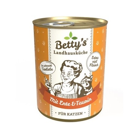 Betty's Landhausküche mit Ente & Taurin 6x400 g