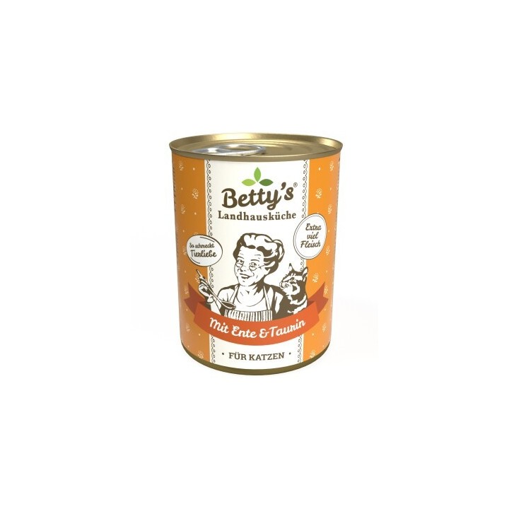 Betty's Landhausküche mit Ente & Taurin 6x400 g