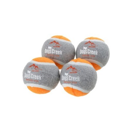 Dogs Creek Tennisball 4er Set Ibex orange