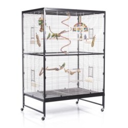 Montana Cages Voliere Casa 120 hellgrau/ dunkelgrau