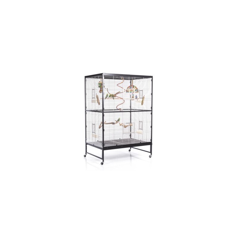 Montana Cages Voliere Casa 120 hellgrau/ dunkelgrau