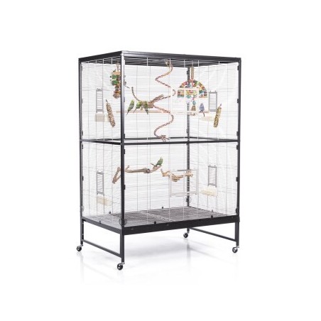 Montana Cages Voliere Casa 120 hellgrau/ dunkelgrau