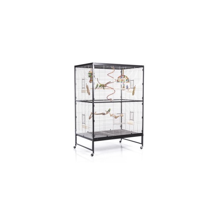 Montana Cages Voliere Casa 120 hellgrau/ dunkelgrau