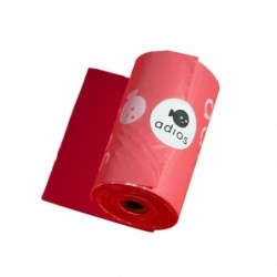 Adios Hundekotbeutel One Size grau
