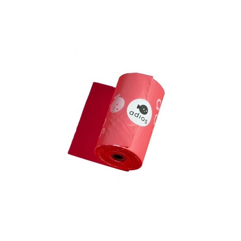 Adios Hundekotbeutel One Size grau