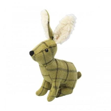 House of Paws Plüsch-Hundespielzeug Frog Tweed One Size grün/weiß