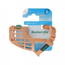 Baskerville Klassischer Korb-Maulkorb für Hunde 4 hellbraun