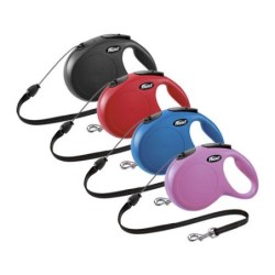 Flexi Rollleine Classic - Cord Leash - Schwarz - XS - 3 Meter