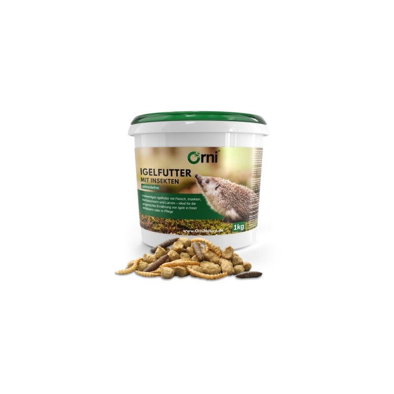 Orni Getreidefreies Igelfutter mit Insekten 1 kg