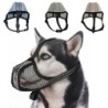 Hundemaulkorb, verstellbar, atmungsaktiv, Netzstoff, Haustier-Mundschutz, weich, bequem, Anti-Beiß-Hundemundschutz, Heimtierb