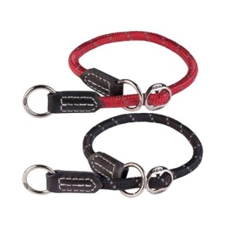 Rogz Rope Collar - Schwarz - Größe 1