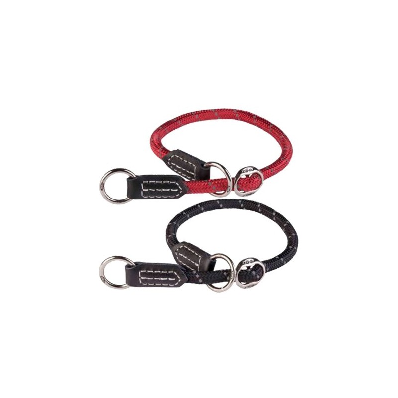 Rogz Rope Collar - Schwarz - Größe 1