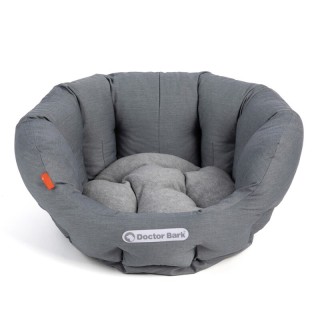 Doctor Bark Hundenest hellgrau S