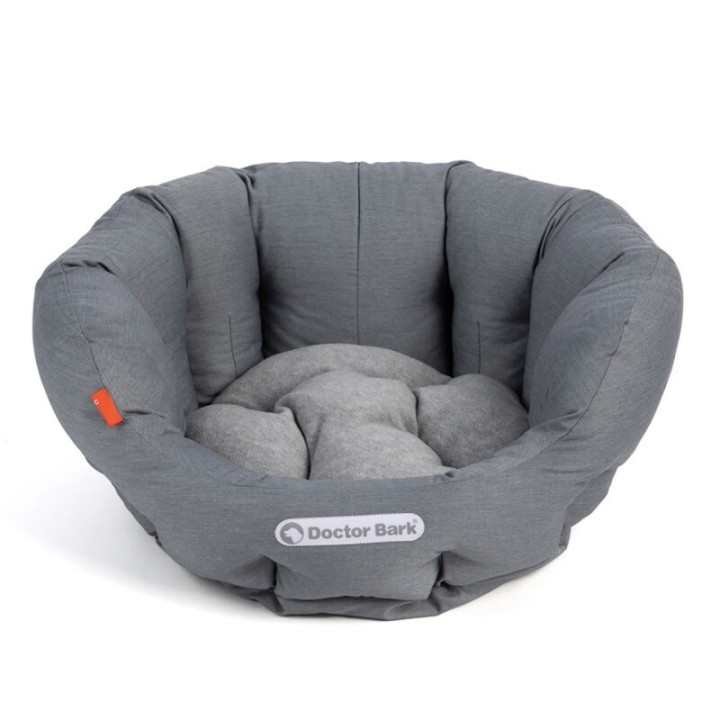 Doctor Bark Hundenest hellgrau S