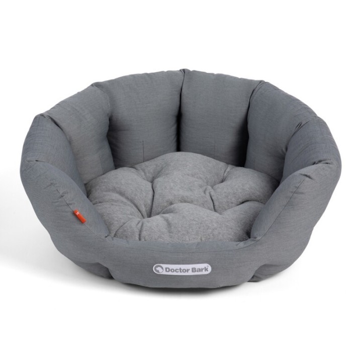 Doctor Bark Hundenest hellgrau M