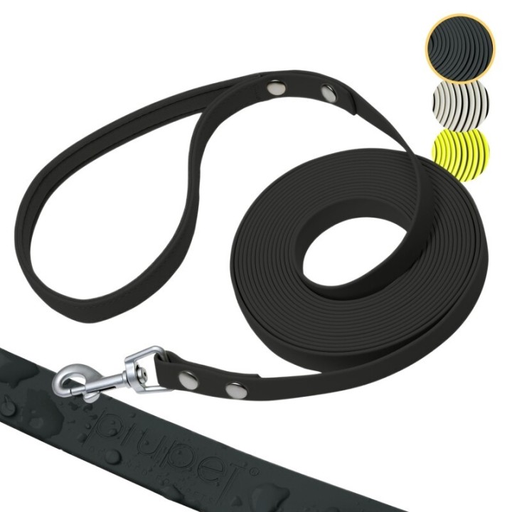 PIUPET Schleppleine schwarz 5 m