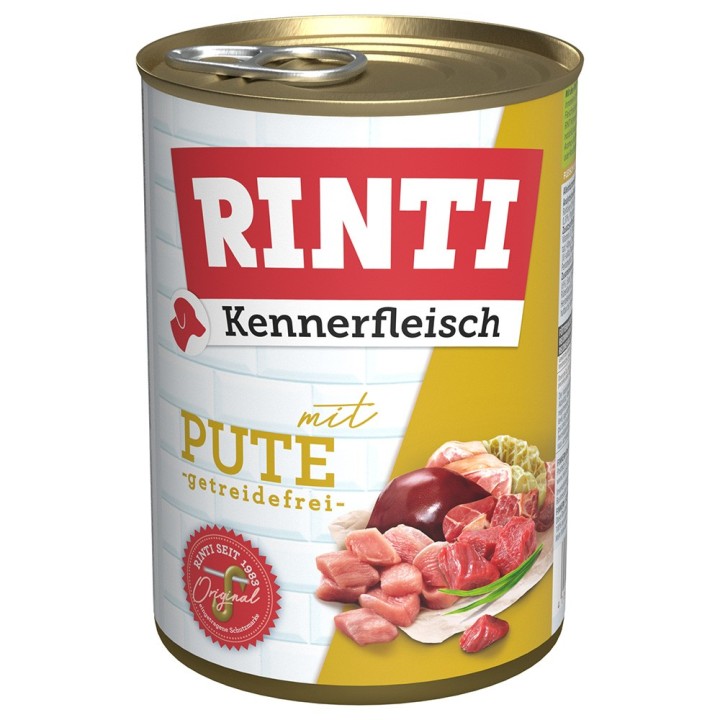 Sparpaket RINTI Kennerfleisch 24 x 400 g - Pute