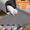 Katzenstreu Matte Haustier Toilette Wasserdichte Doppelschicht Haustier Katzentoilette Matte Rutschfeste Sand Katze Waschbare