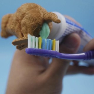 1/2/3 Stück Zahnpasta-Aufsätze mit Hunde-Hintern, leicht zu reinigen, wiederverwendbar, lustige Zahnpasta-Spender-Abdeckungen