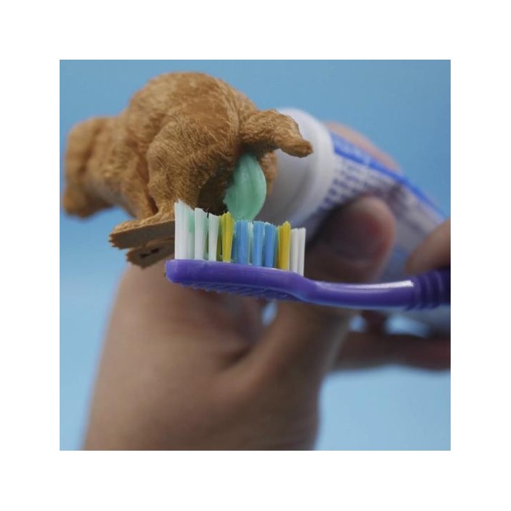 1/2/3 Stück Zahnpasta-Aufsätze mit Hunde-Hintern, leicht zu reinigen, wiederverwendbar, lustige Zahnpasta-Spender-Abdeckungen