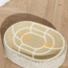 Sisal-Katzenkratzbrett-Nest, verschleißfestes Katzenklauenbrett, Hanfseil-Katzenspielzeug, kratzfestes Katzenbohren-Katzennes