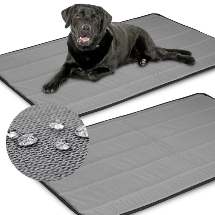 Hundebett MATA Grey Codura Waterproof, S, M, L, XL S - 70x50 cm grau