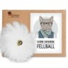 Kater Kasimir Katzenball aus echtem Schaffell