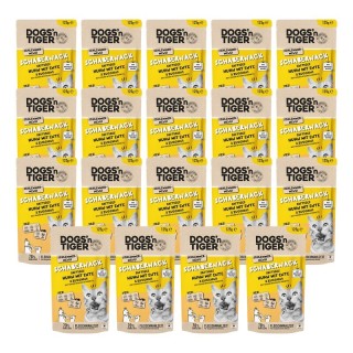 Dogs'n Tiger Adult Nassfutter Katze, Schabernack, Huhn mit Ente & Zucchini, 24x 125g