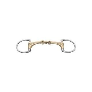Sprenger Olivenkopfgebiss Dynamic RS Sensogan mit D-förmigem Ring doppelt gebrochen 1,4 cm 11,5 cm