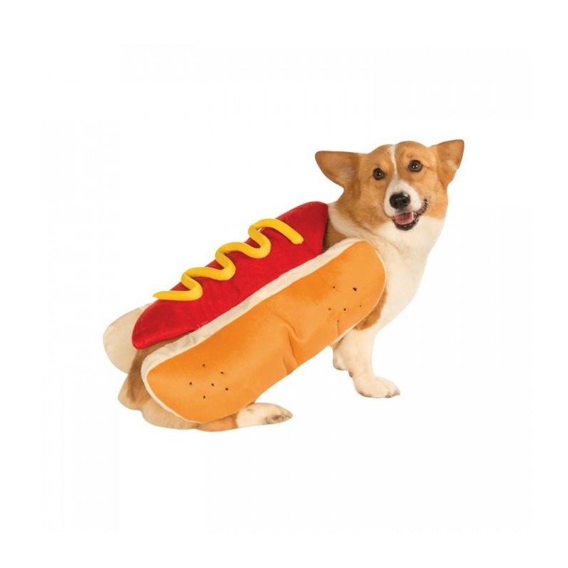 Bristol Novelty Hot Dog Kostüm XL braun/rot