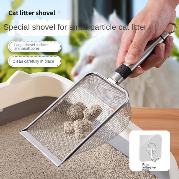 Katzenstreuschaufel, feines Loch, Schaufel, Scheißwerkzeug, kleines Loch, Bentonit, Erz, Edelstahl, Rutin, Hühnerschaufel, We