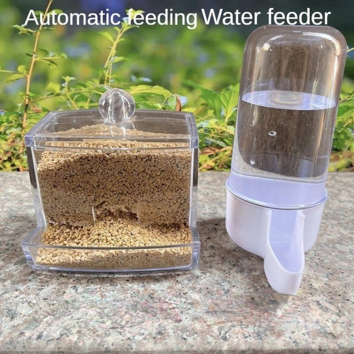 Rutin Hühnerfutterspender für Wachteln, Tauben, Vögel, kleine Küken, Trog, Spüle, Wasserkocher, Trinkbrunnen, Futterbecken, T