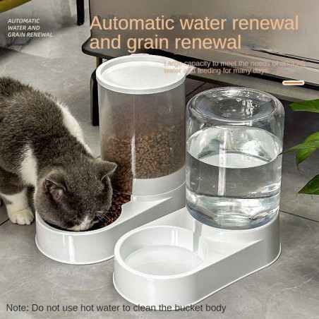 Katzenwasserbrunnen Hund Haustier Automatischer Futterautomat Hundewasser Füttern und Trinken Artefakt Katzennapf Hundenapf K