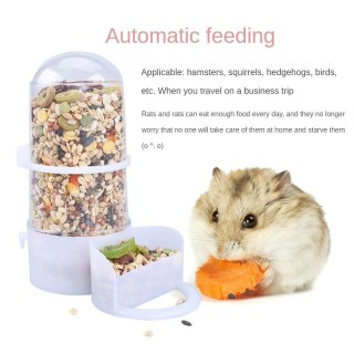 Automatischer Futterspender für Hamster, kleiner Hamster, Meerschweinchen, Zubehör für Dsungarische Hamster, Meerschweinchen,