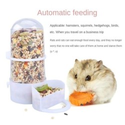 Automatischer Futterspender für Hamster, kleiner Hamster, Meerschweinchen, Zubehör für Dsungarische Hamster, Meerschweinchen,