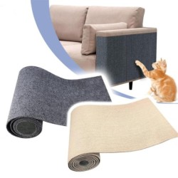 Zuschneidbarer selbstklebender Teppich für kratzfeste Sofas Krabbelmatten für Katzen Sofaschutz Katzenkratzbretter Katzenspie